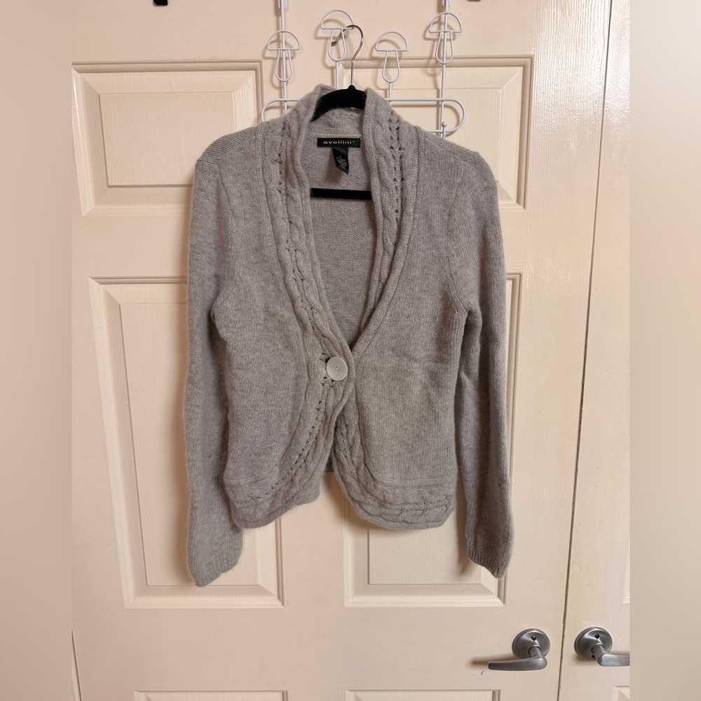 VTG Avellini Lambs wool/angora button closure cardigan